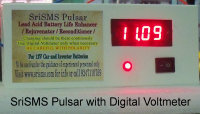 SriSMS Battery Pulsar / Life Saver / Life Enhancer / Rejuvenator with Digital Voltmeter from www.srisms.com
